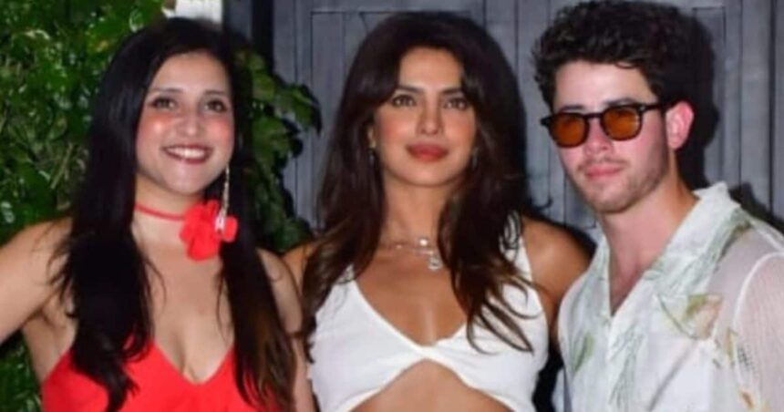 Priyanka attended Mannara's birthday, surrounded by the crowd, Nick came to her rescue, the actress was happy with the arrival of sister and brother-in-law.