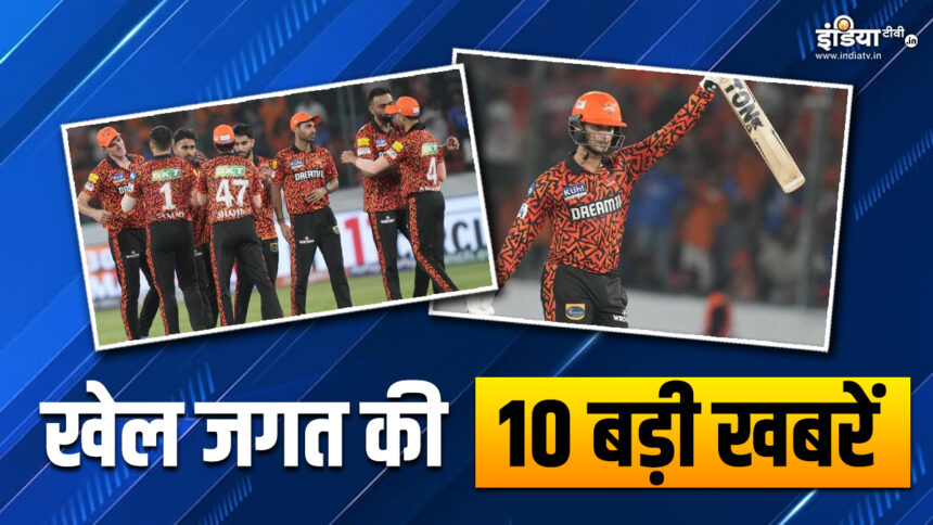 SRH beats Mumbai by 31 runs, highest score in IPL history;  Watch 10 big sports news - India TV Hindi