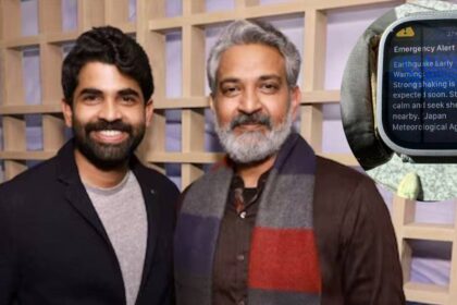 The ground started trembling and the building started shaking, earthquake tremors in Japan, SS Rajamouli narrowly escaped with his son.