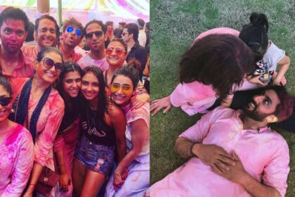 There is a gathering at the houses of these stars on Holi, the actors remain engrossed in the fun of colors - India TV Hindi