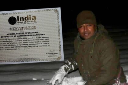 Who is Dr. Bharat Sharma?  Who made name in India Book of Records