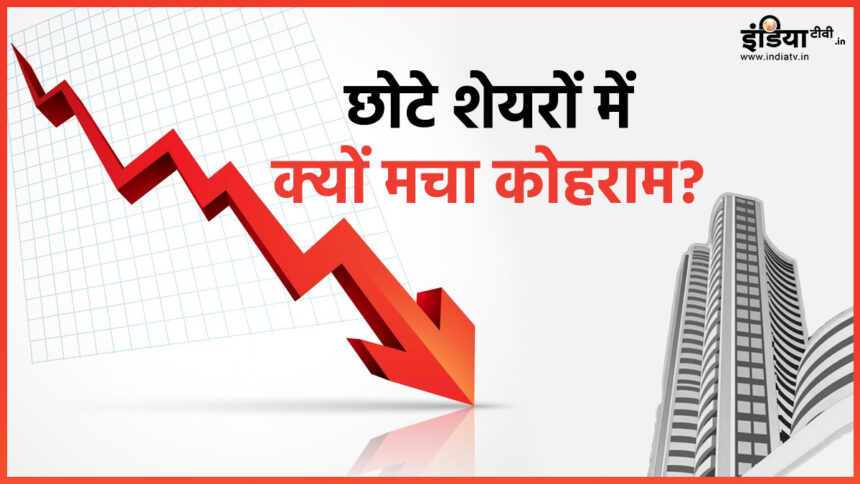 Sensex fell 1100 points, Nifty fell 400 points, why is there chaos in small stocks?  - India TV Hindi