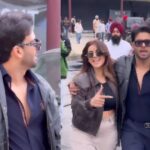 Akshara Singh was seen holding hands with Punjabi singer, Bhojpuri sensation's swag caught the attention of fans, watch video