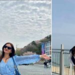 Anushka Sen arrived for holidays, shared pictures on Instagram, fans praised her beauty.