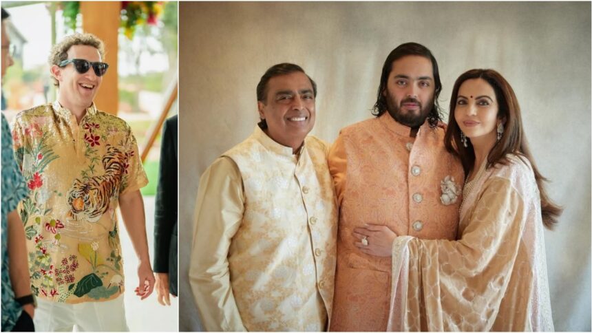 Big business deal made at Anant Ambani's wedding?  Know what about Reliance and Mark Zuckerberg - India TV Hindi