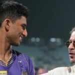 I thought that was my name... Young cricketer is overjoyed to meet Shahrukh