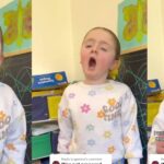 'Oh My God!  'Roaring like a lion...' People were shocked to hear the voice of the little girl.
