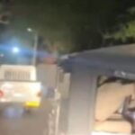 Police clashed with miscreants at midnight, video went viral in the morning