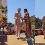 Taapsee Pannu made bridal entry while dancing and singing in Anarkali suit, watch video - India TV Hindi