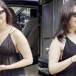 Tamanna Bhatia wreaked havoc in black maxi dress, no makeup look on the internet, VIDEO went viral