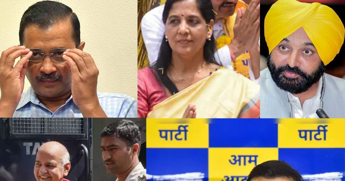 Kejriwal, Sisodia and who else?  Leader, star campaigner locked in Tihar, command given to Sunita