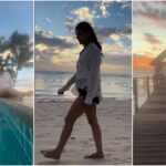 Shehnaaz Gill was seen flaunting on the beach in Mauritius, spread her charm in shorts - India TV Hindi