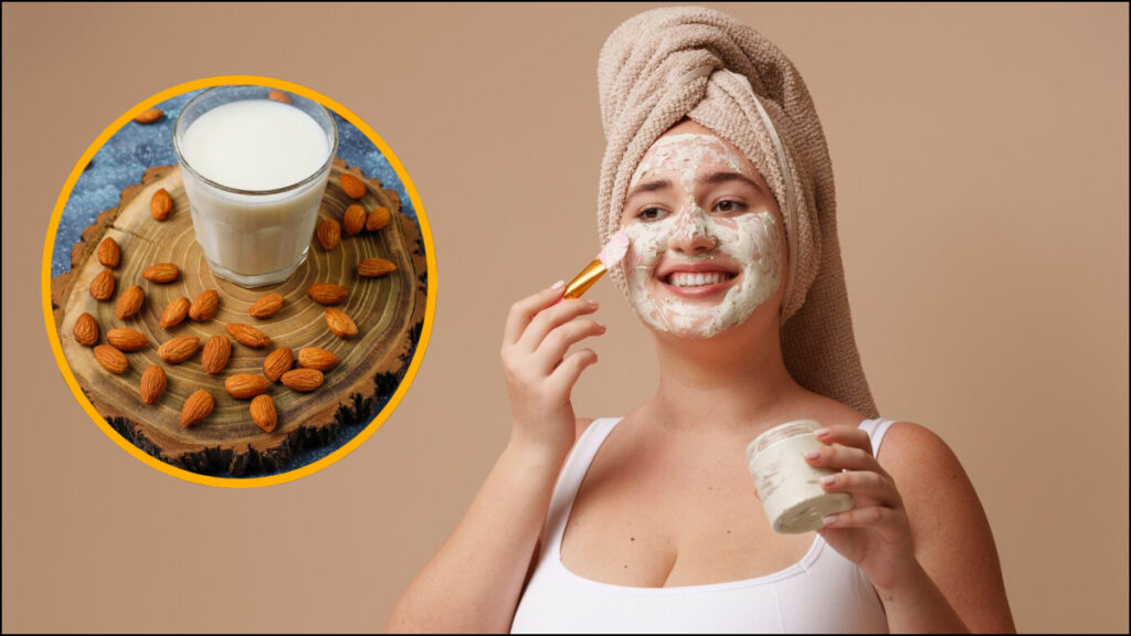 1 spoon of raw milk and 1 almond can bring moon-like glow on the face, how to use it - India TV Hindi