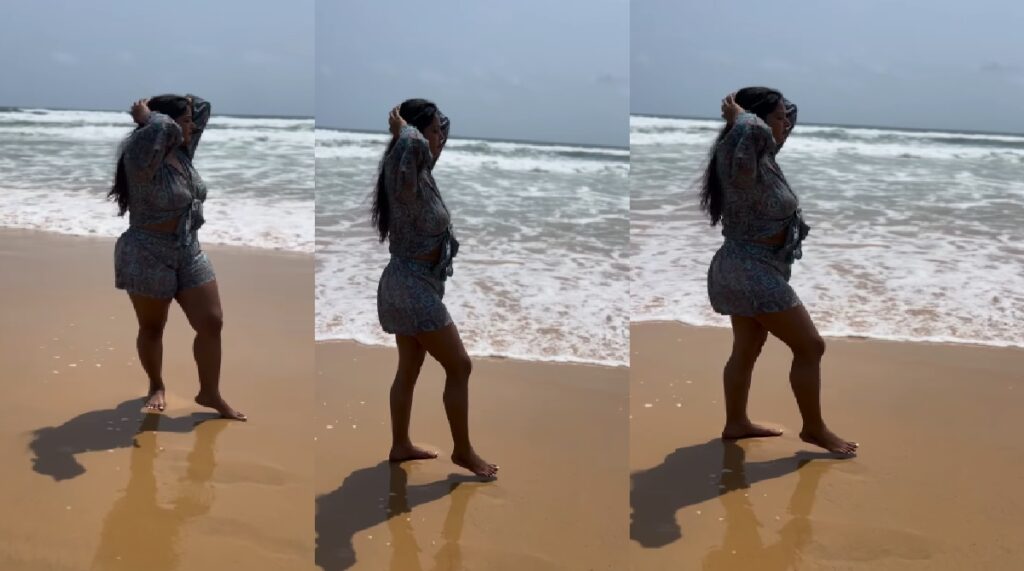 Anjana Singh seen in extremely short clothes on the beach, looks super-bold at the age of 33, Anjana Singh seen in extremely short clothes on the beach, looks super-bold at the age of 33