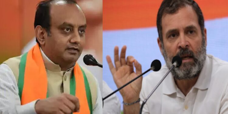 BJP Took A Dig At Rahul Gandhi Over Caste Dispute : Who caught the flying arrow... BJP MP Sudhanshu Trivedi took a dig at Rahul Gandhi over caste dispute