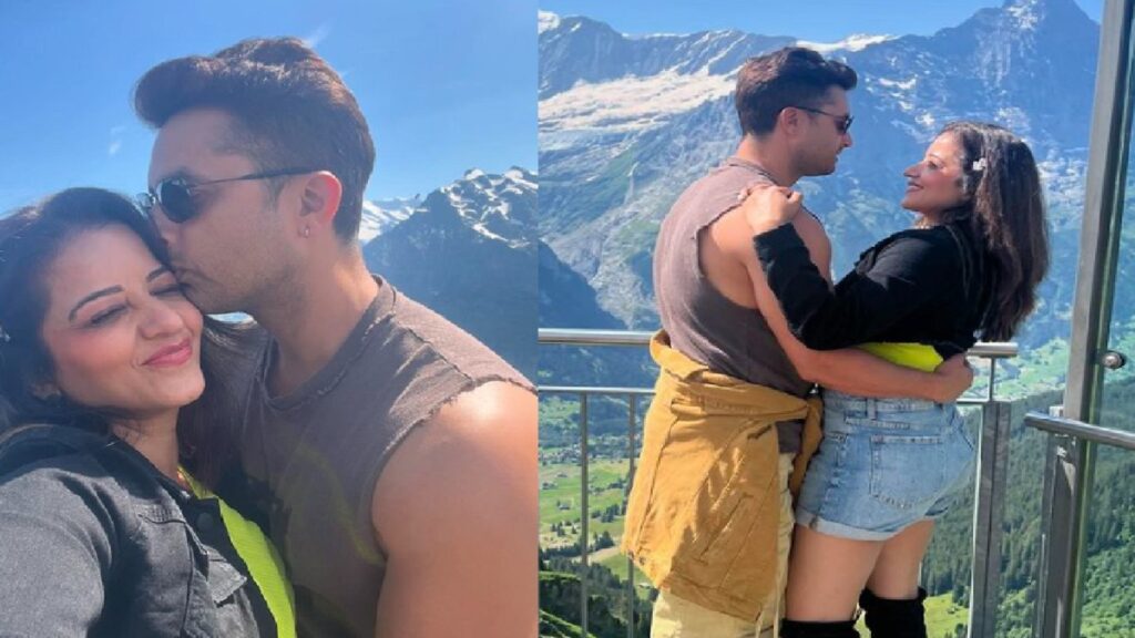 Bhojpuri actress Monalisa is celebrating her husband Vikrant's birthday in Italy, became romantic with her husband on the streets of Rome, photos viral , Bhojpuri actress Monalisa is celebrating her husband Vikrant's birthday in Italy, became romantic with her husband on the streets of Rome, photos viral