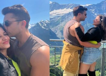 Bhojpuri actress Monalisa is celebrating her husband Vikrant's birthday in Italy, became romantic with her husband on the streets of Rome, photos viral , Bhojpuri actress Monalisa is celebrating her husband Vikrant's birthday in Italy, became romantic with her husband on the streets of Rome, photos viral