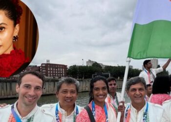 He carried the tricolour in Paris Olympics, is the national coach of a badminton player, who is Taapsee Pannu's husband? Everyone is unaware