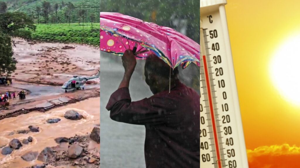 Heavy rains wreak havoc in Kerala, people in Delhi suffering from heat, know the weather condition - India TV Hindi