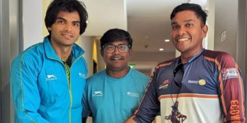 If you are a fan then this is it! Kerala's Asraf Ali cycled to France for Neeraj Chopra