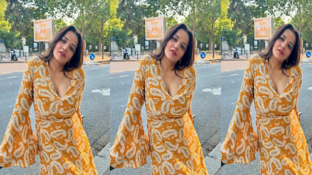 Monalisa is adding glamor to the streets of Paris, latest pictures of the actress will steal hearts , Monalisa is adding glamor to the streets of Paris, latest pictures of the actress will steal hearts