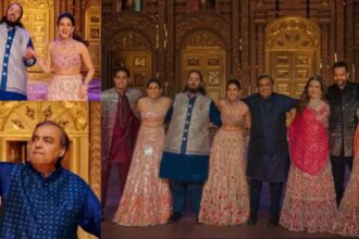 Mukesh and Nita Ambani danced with family at Anant-Radhika's sangeet - India TV Hindi