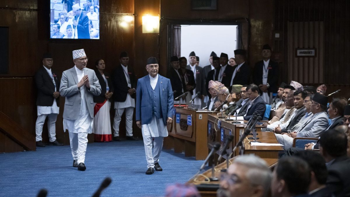 Nepal: PM KP Sharma Oli wins trust vote in Parliament, gets support of 188 members - India TV Hindi
