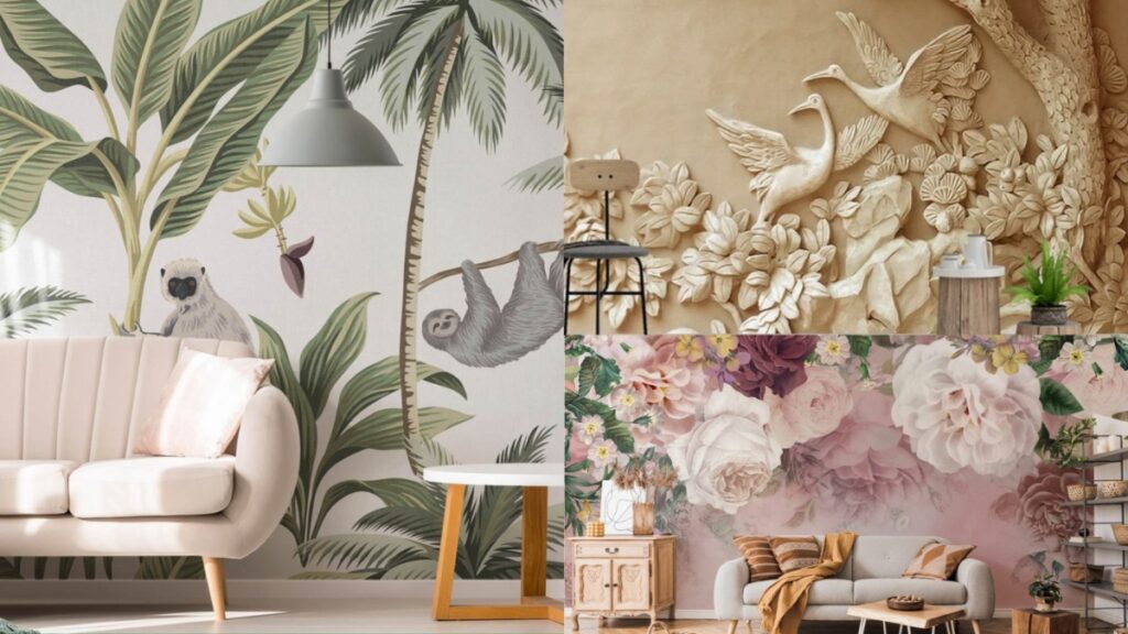 Now painting the house has become outdated... craze for mural wallpaper in home decor has increased; know more - India TV Hindi