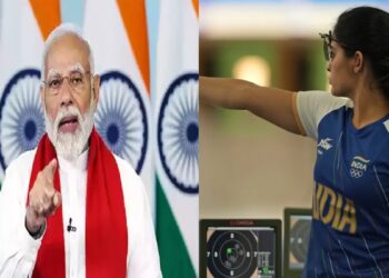 PM Modi congratulated Manu Bhaker on winning the Olympic medal, said - this is an incredible achievement - India TV Hindi