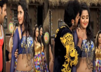 Pawan Singh is calling Kajal Raghavani's beauty as "chicken ba saman", you will surely start sweating after watching this song