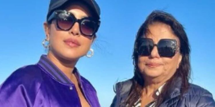 Priyanka Chopra returns home after shooting for 'The Bluff', her mother gives her a special surprise!