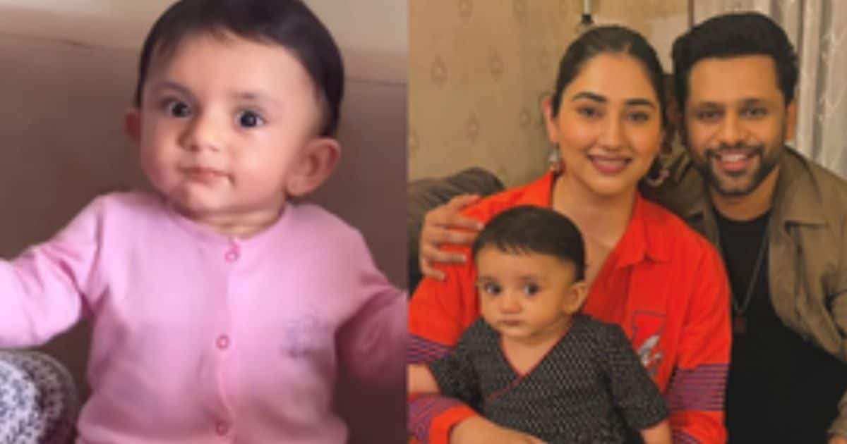 Rahul Vaidya's daughter is winning hearts with her cuteness, the little angel gave amazing expressions, VIDEO made headlines