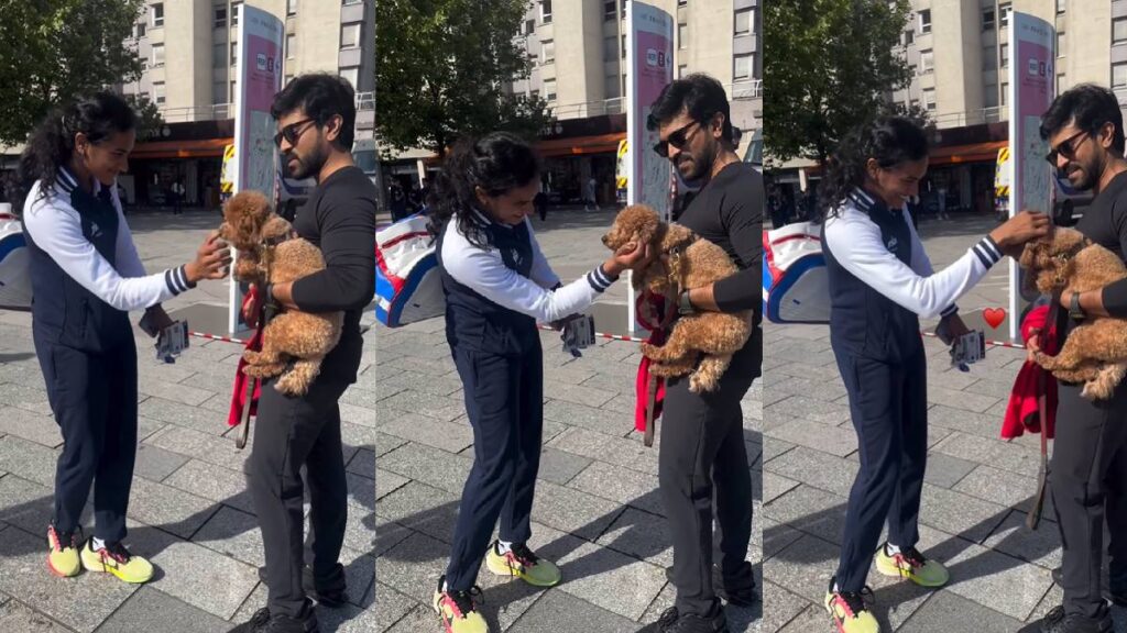 Ram Charan and PV Sindhu met in the midst of Olympics 2024, they were seen smiling - India TV Hindi
