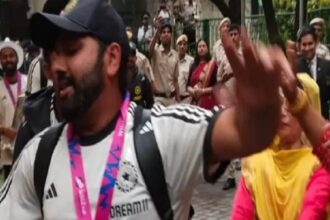 Rohit Sharma reached Delhi airport with Team India, danced a lot, watch the video