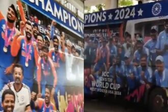 Team India Victory Parade: Special picture and video of the special bus surfaced, players are seen lifting the T20 World Cup trophy - India TV Hindi