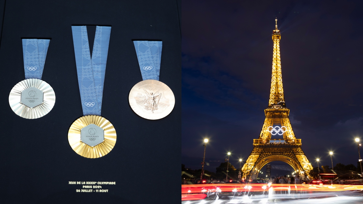 The Paris Olympics medal is made of this special metal of the Eiffel Tower, know the truth behind it - India TV Hindi