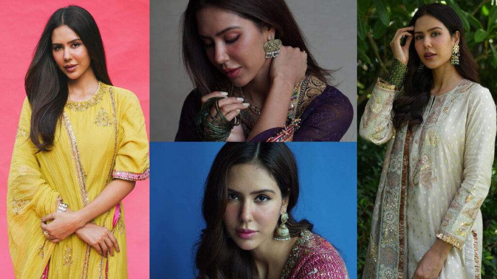 These looks of Punjabi beauty Sonam Bajwa are perfect for Hariyali Teej - India TV Hindi