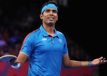 'This is a great honour for me', says Sharath Kamal on becoming India's flag bearer at Paris Olympics - India TV Hindi