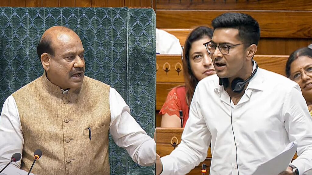 'Tie the seat belt...', TMC MP Abhishek Banerjee clashes with Om Birla in Lok Sabha - India TV Hindi