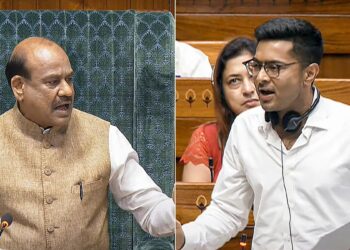 'Tie the seat belt...', TMC MP Abhishek Banerjee clashes with Om Birla in Lok Sabha - India TV Hindi