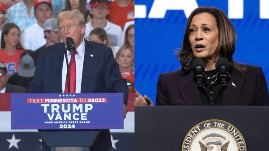 Trump again made a big attack on Kamala Harris, this time he said such a thing that... - India TV Hindi