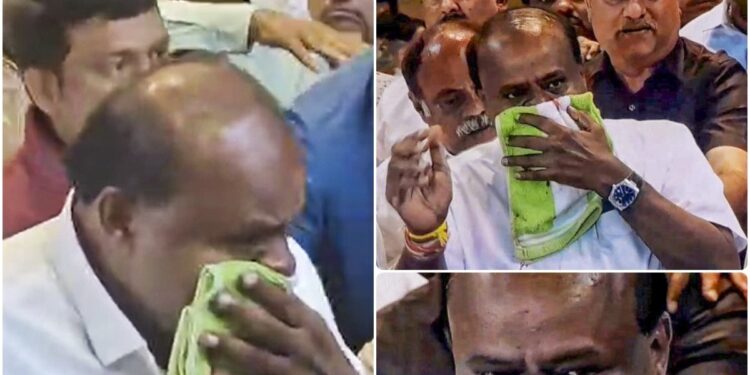 Union Minister Kumaraswamy's nose suddenly started bleeding, how is his condition now?
