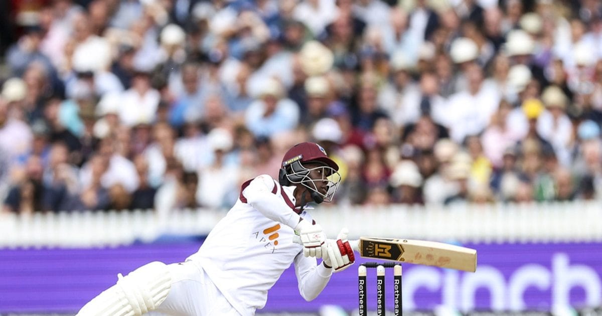 Video: West Indies batsman hit such a six that the roof tiles broke and fell on the fans' heads