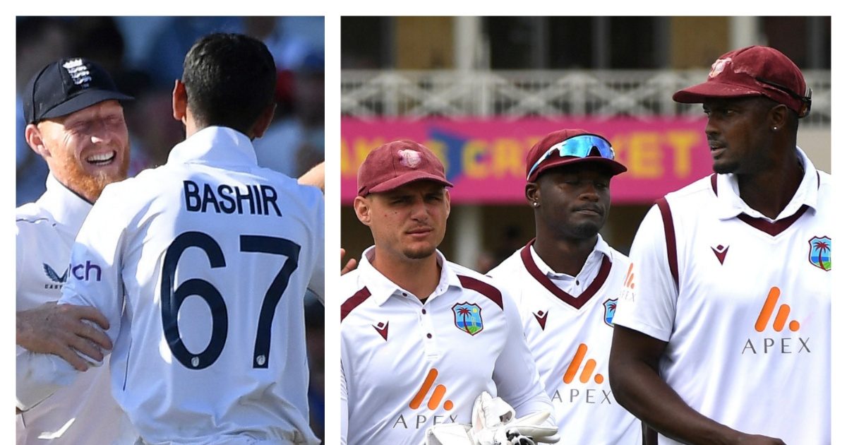 West Indies lost by 241 runs despite scoring 457 runs, England's huge team was blown away by Shoaib Bashir's brilliance