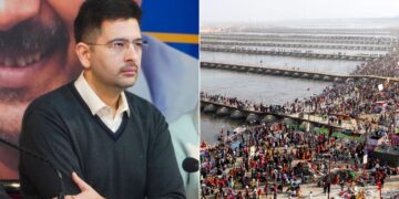 '5000 ticket of flight is going on Mahakumbh in 50 thousand', Raghav Chadha raised questions - India tv hindi