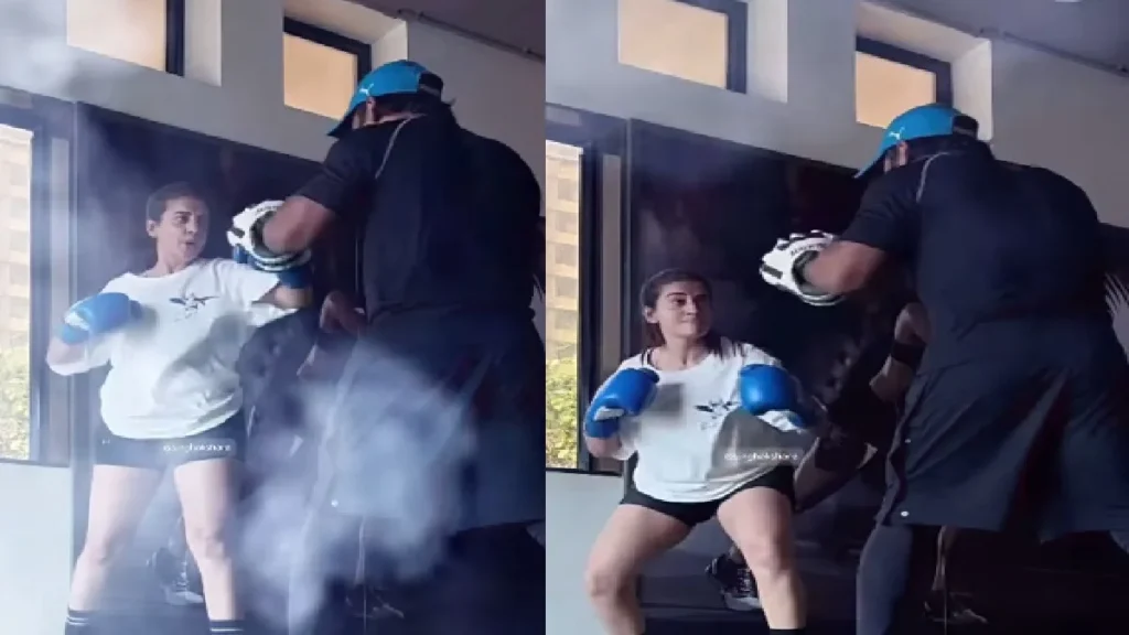 Akshara Singh has become pro in boxing, is learning self defense