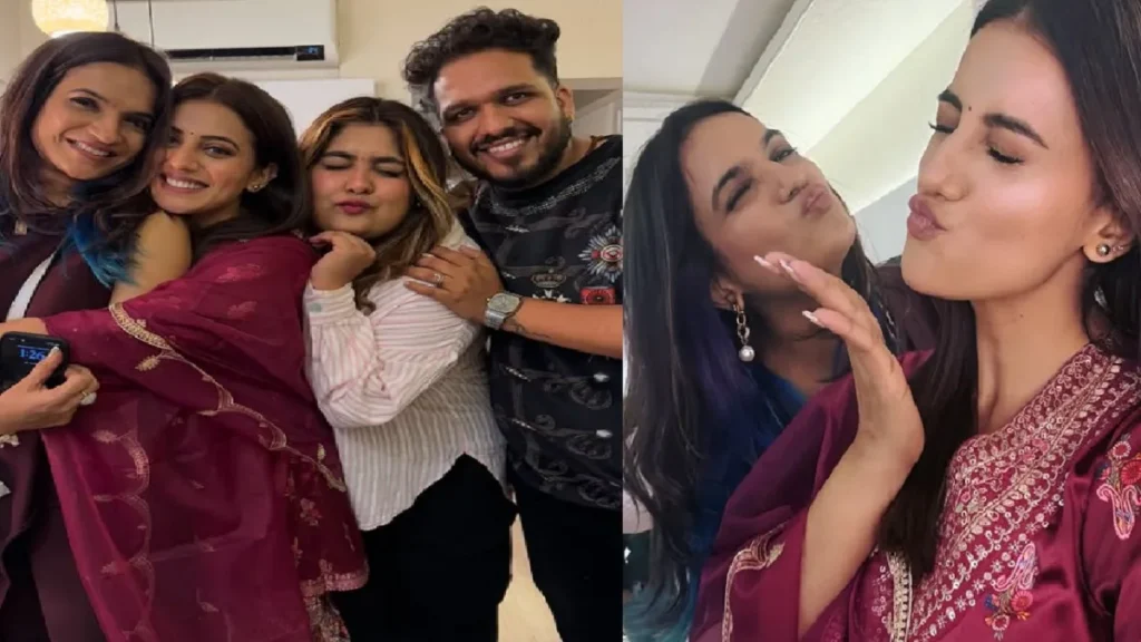 Akshara Singh welcomed the year 2025 with food and songs, Bhojpuri's powerful singer arrived to brighten the actress's party.