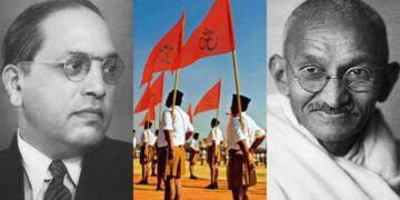 'Ambedkar and Gandhi had come to RSS branch', Sangh's big claim, paper cutting also shown - India TV Hindi