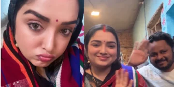 Amrapali Dubey congratulated Republic Day to Fans, actress shared video from the film's set