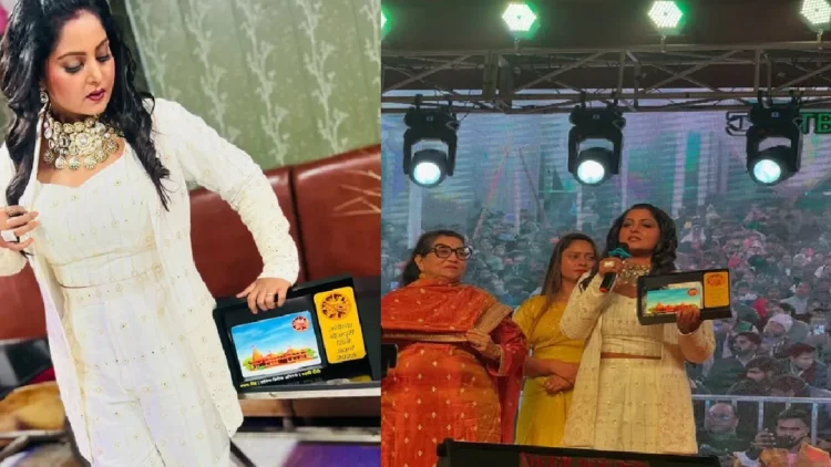 Anjana Singh received the Best Actress Award on the last day of the year, the actress was elated
